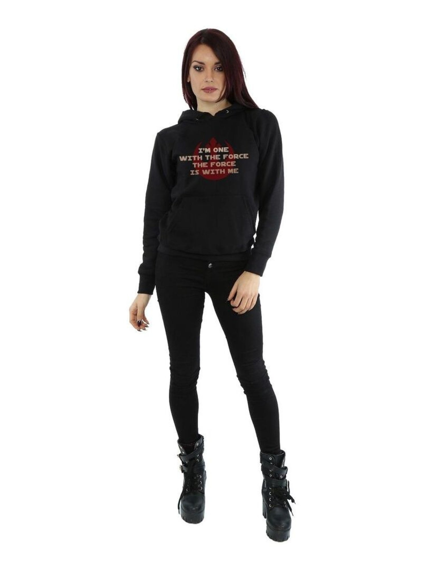 Star Wars - Sweat à capuche ROGUE ONE I'M ONE WITH THE FORCE - Kiabi